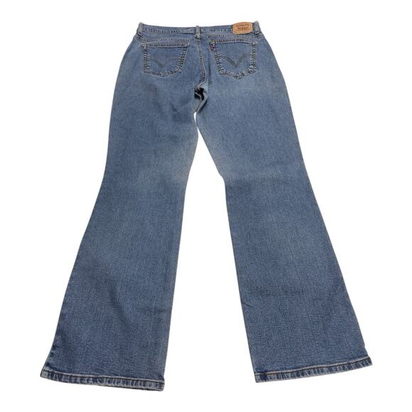 Vintage Levi's 550 Relaxed Boot Cut Jeans Women's Size 16 Long Blue Denim Y2K - Picture 9 of 9